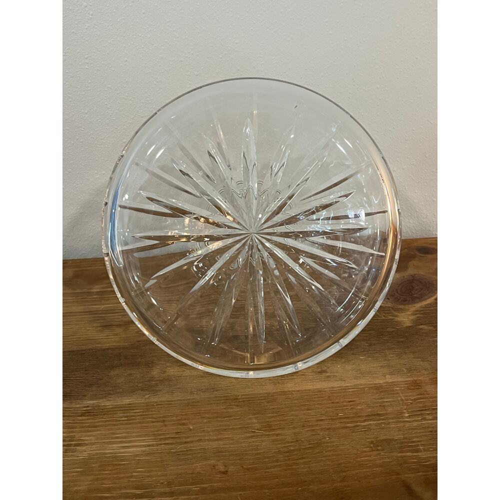 Vtg European Cut Crystal Decanter w/ Globe Stopper Mid-Century Barware Elegant - Picture 7 of 12